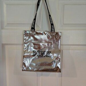 NWT VS Pink Silver mini tote